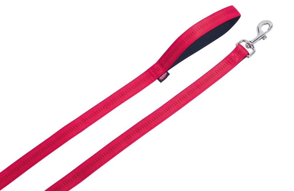 Nobby Leash Soft Grip, 120 cm/ 10 mm, Red