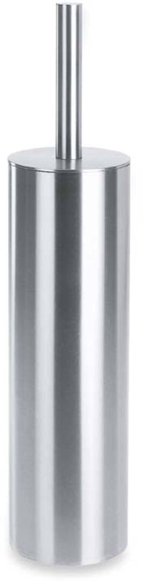 ZACK ESCOBILLA WC H.40 CM D.9 CM, Plateado 40284