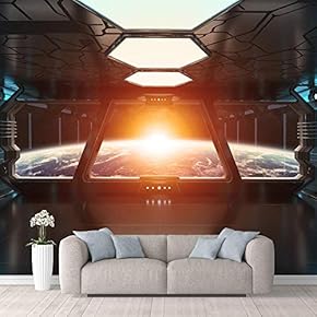 Wall Mural Impression of The Future Removable Self-Adhesive Large Wallpaper - 66x96 inches