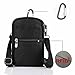 liangdongshop 3 Way Water Resistant Utility Gadget Pouch RFID Blocking Passport Phone Waist Pack with Locking Carabiner