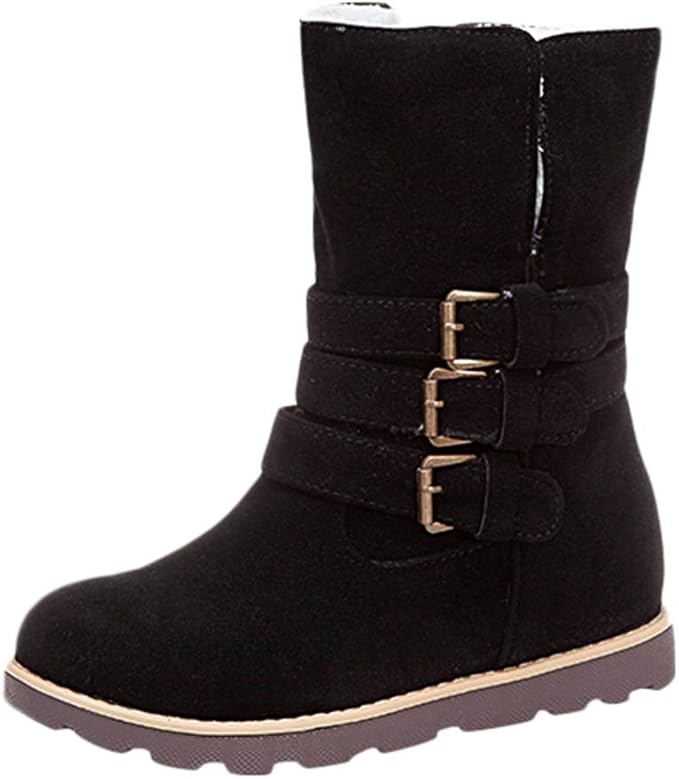 Womens Ladies Faux Fur Snow Rain Boots Winter Warm Ankle Boots Boots