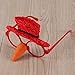 Tinksky Christmas Fancy Dress Party Funny Glasses Frame Snowman Hat and Nose Sunglasses Novelty Christmas Costume Ornaments Decoration Gifts Glasses Without Lenses Christmas Birthday Gift for friends