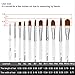 ARTIFY 11 pcs Professional Watercolor Gouache Brush Set with a Free Metal Carrying Box