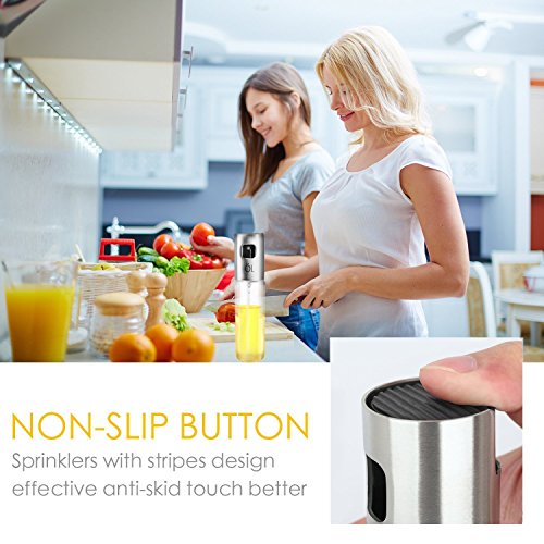 image for LayYun Olive Oil Sprayer Dispenser for cooking, Food-grade Glass Oil S