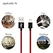 Asonlye Charger Cable, Charging Cord 6FT Nylon Braided 8 Pin Lightning to USB Cables for Apple iPhone 7 7 Plus 6s 6s Plus 6 6 plus 5s 5c 5 iPad Air iPad mini iPod ( Red and Black) 1 Pack