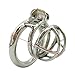 Happygo Re-improve Stealth Convenient Lock Male Chastity Device, Hypoallergenic Stainless Steel Cock Cage, Penis Ring, Virginity Lock, Chastity Belt, Adult Game Sex Toy (1.57 inch/ 4.0cm)