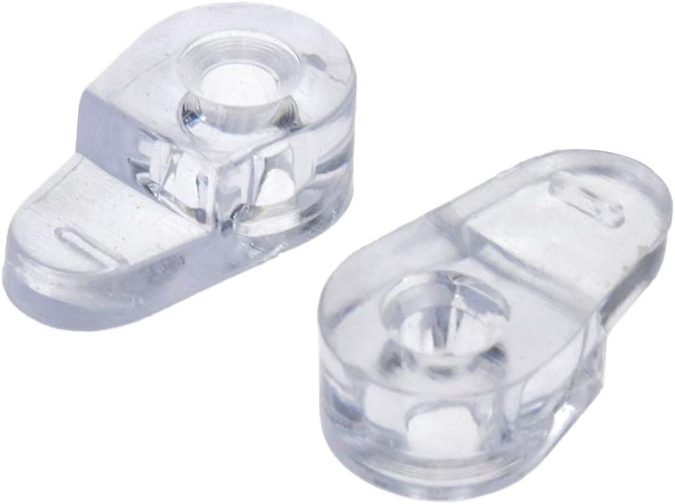 Bitray Glass Retainer Clips Kit Pack of 100 Glass Door Retainer Clips