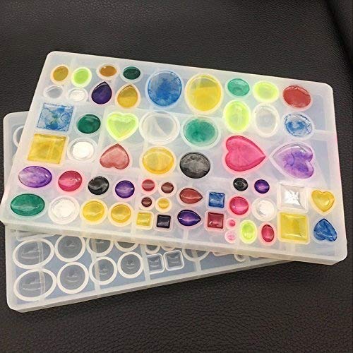 image for Vidillo Resin Casting Molds, 141 Pcs Resin Crafts Mold Tools Kit Inclu