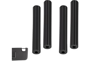 LUAATT Sun Visor Repair Kit for Jeep Wrangler Jk Jku (07-17),4 Pack Upgraded Precut Repair Tube Replacement Parts for Sun Visor Squeaking(Black)