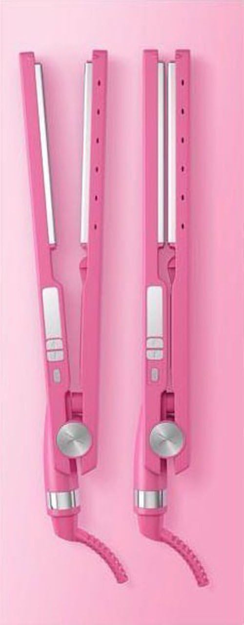 YBERA Titanium Flat Iron (Pink)