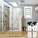 Shower Door Cleaner Removes Soap Scum Mildew and Mold from Glass to Get a Crystal Streakless Shine. 12oz TriNova