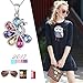 Pealrich Peacock Fashion Jewelry Peafowls Pendant Love Necklace With Swarovski Crystal, Mothers Day Gifts for Women/Girlfriend (Multicolor)