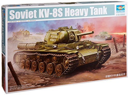 Trumpeter Soviet KV8S Heavy Tank Model Kit (1/35 Scale)