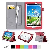 [Corner Protection] Acer One 8 B1-810 Tablet CaseCover, FYY Ultra Slim Magnetic Smart Cover Case for Acer One 8 B1-810 Tablet Red