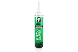 Red Devil 0697GI RD Pro Butyl Rubber Sealant – High-Performance Industrial-Grade Sealant for Outdoor & Below-Grade Applications, Paintable, Excellent Adhesion, 10.1 oz Cartridge, Gray