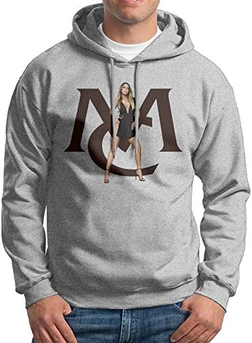 Pong Men's Hoodies Mariah Carey Size XL Ash