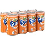 Fanta Orange Mini-Cans, 8 ct, 7.5 fl oz