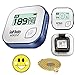 GolfBuddy Voice 2 Golf GPS/Rangefinder Bundle With Magnetic Hat Clip Ball Marker (Smiley Face)
