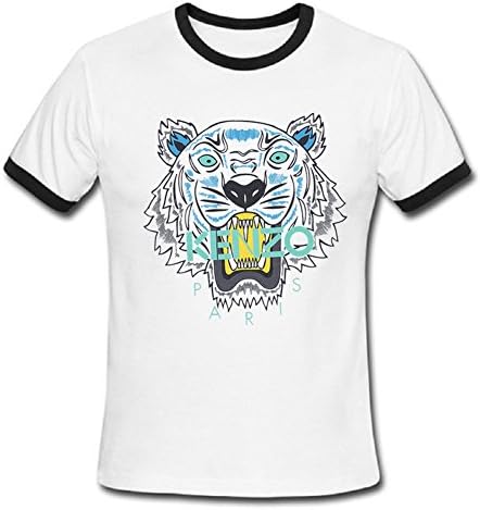 DHSVXBBBB Mens T-shirts Kenzo Logo 2016 White/Black Size S
