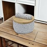 Joseph Joseph Dash Pestle and Mortar Natural Granite Bamboo Lid Spice Grinder view 5