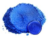 Mica Powder Pigment “Busan Blue” (50g) Multipurpose DIY Arts and Crafts Additive | Natural Bath Bombs, Resin, Paint, Epoxy, Soap, Nail Polish, Lip Balm