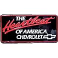 HangTime The Heartbeat of America Embossed Metal auto tag 6 x 12