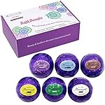 Premium Bath Bombs Gift Set by Mavogel -6 Pack of Assorted Spa Bath Fizzies with Organic & Natural Ingredients for Moisturizing Dry Skin-A Unique Present for Relaxation