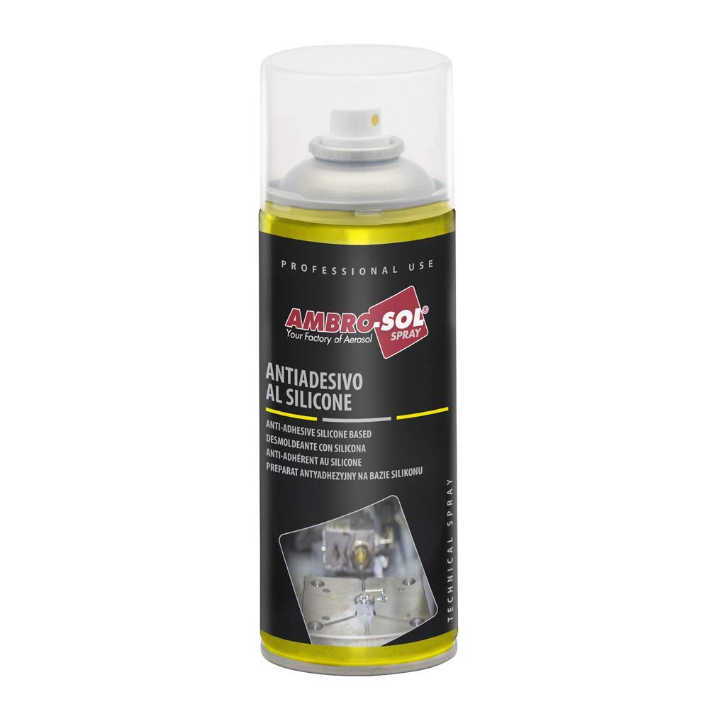 Ambro-Sol I250 Anti-Adhesive Silicone Based Agent Spray, Dark Yellow