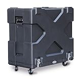 SKB Fits 2x12 Guitar Amp Cabinets, Doubles as Amp Stand, Heavy-Duty Casters