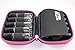 Essential Oil Carrying Case Holds 10 Bottles Perfect for Roller Bottles 5ml - 10ml Multiple Colors! (1 Pack, Pink)