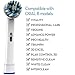  Oral B Replacement Brush Heads- Pk of 8 Generic Crossaction Oralb Braun Electric Toothbrush Heads- Cross Action Bristles Remove More Plaque & Reach Deep Within Teeth