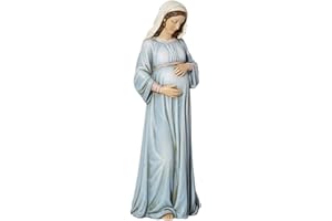 Avalon Gallery Inspirational Catholic Figurine by Michael Adams - Sculpted Resin Statue, 8-Inch, Mary, Mother of God