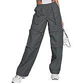 SDNGED Cargo Pants for Women High Waisted Baggy Wide Leg Stretchy Jogger Streetwear, Womens Cargo Pants Hiking with 4 Pockets