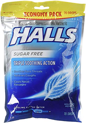Hall's Mountain Menthol Sugar Free 70 Count (2 Bags) (PACK OF 2) - //medicalbooks.filipinodoctors.org