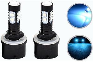HOCOLO 880 Ice Blue Fog Light DRL -Extremely Bright Max 100W High Power 892 893 880 890 884 885 892 899 LED Fog Light Bulbs f