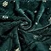 Exclusivo Mezcla Starry Flannel Fleece Large Throw Blanket, Golden Snowflakes& Stars( 50