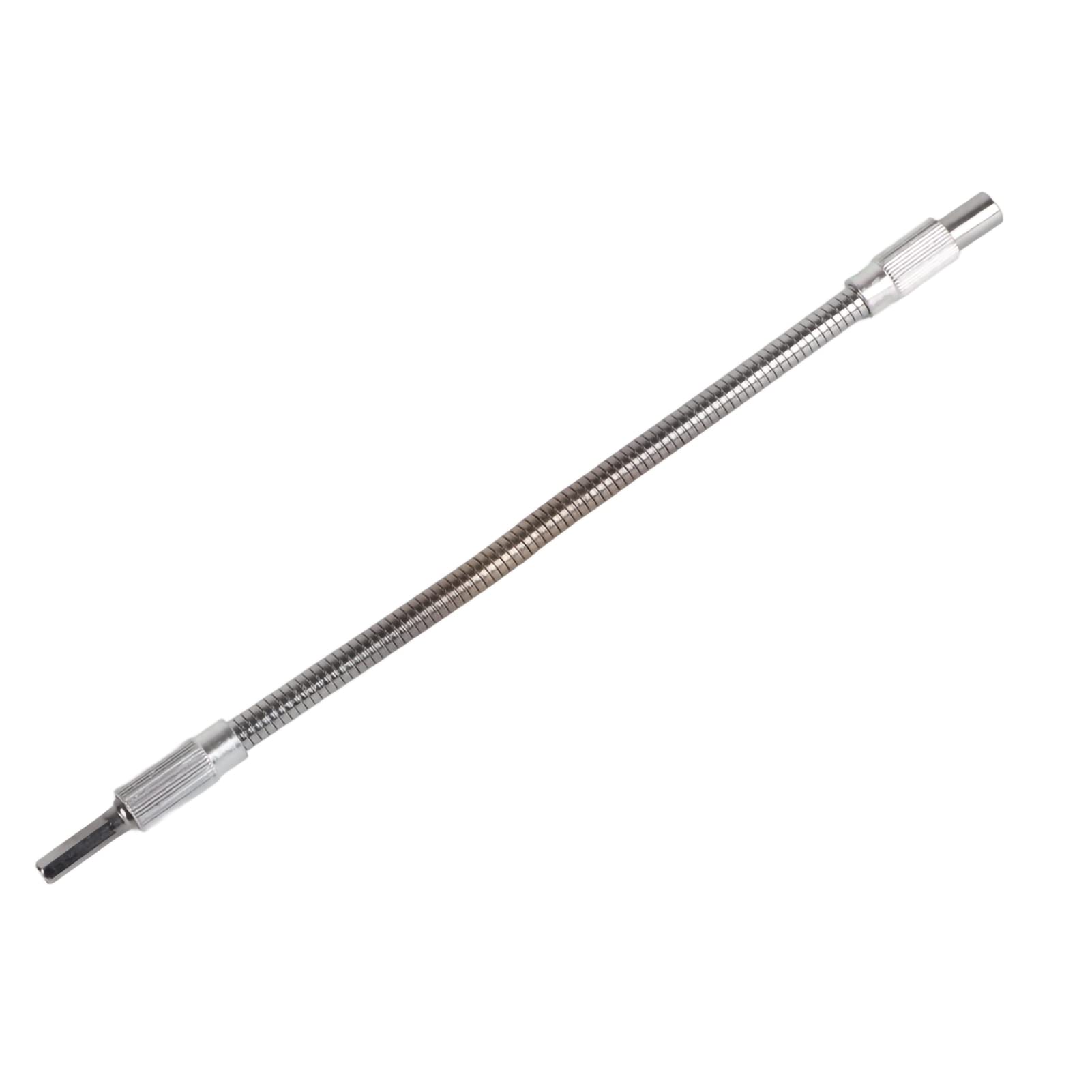 Oumefar Flexible Shafts Universal Metal Universal Soft Shaft Batch Connection Rod Metal Shaft (300mm / 11.81" Long)