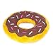 ZippyPaws Donutz - No Stuffing Dog Toys to Keep Them Busy, for Small and Medium Dogs, Squeaky Pet Toy for Boredom, Unstuffed Chew Toy, Soft Plush Puppy Products, Funny Food Toy - Chocolate Donut