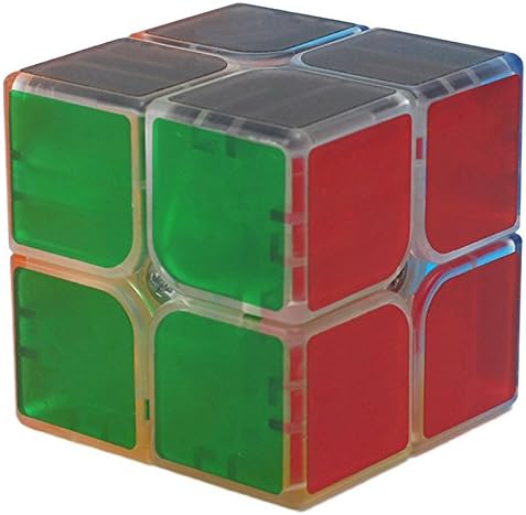 Willking Luminous 2X2 Mini Fluorescence Night Lights Twist Cube Puzzle Glow in the Dark Brain Teasers Puzzles Toys