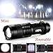 Fashion Outlet Black Mini 400-lumen Bright CREE Q5 LED Adjustable Zoom Focus Flashlight Torch