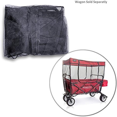 WonderFold Outdoor Mosquito Net for Canopy Folding Wagon - Insect Bug Netting ONLY
