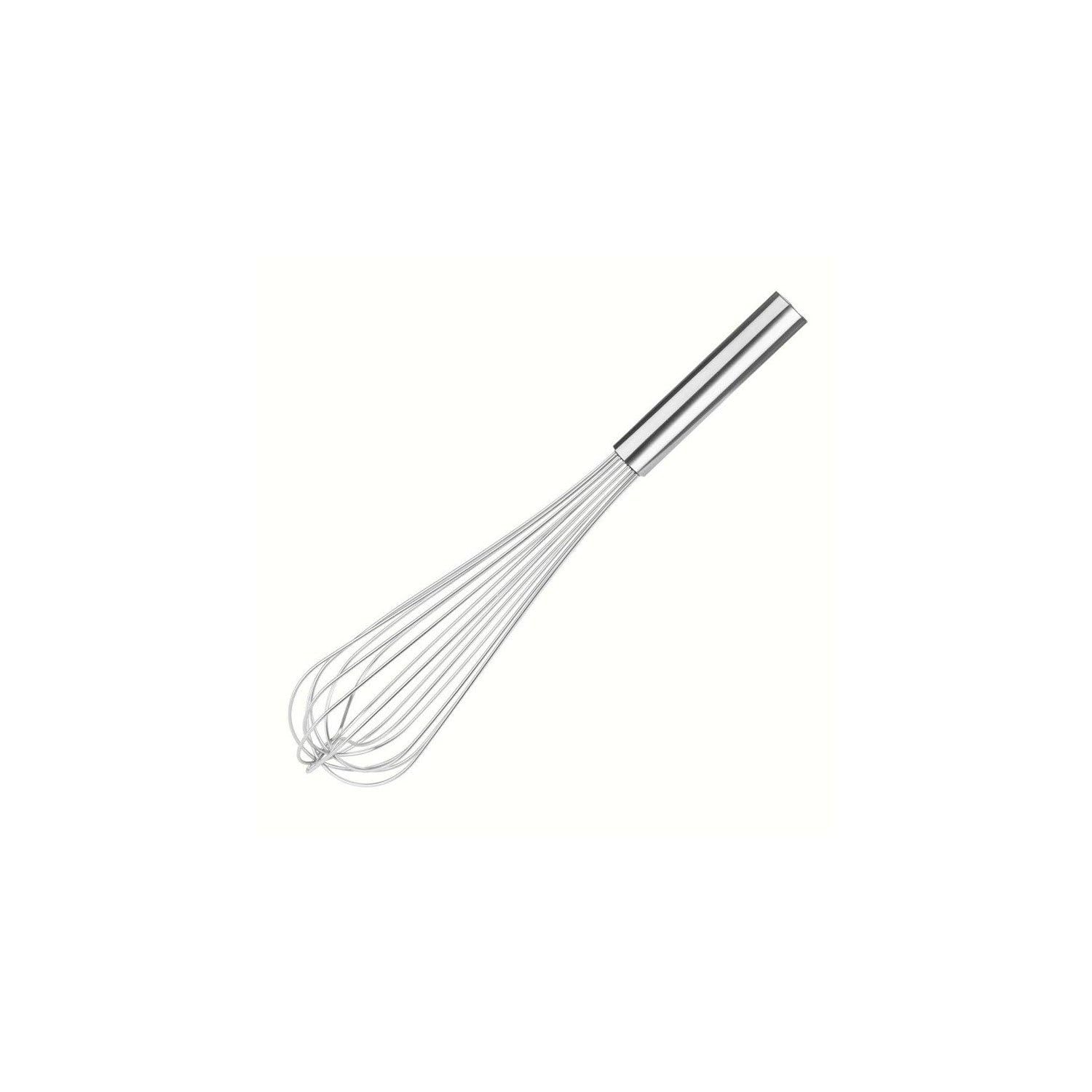 Vogue Heavy Whisk 40.5 cm/16 inch, Stainless Steel, Eight Heavy Wires, Plastic Sealed Base Prevents Liquid Build Up, Weight: 240 g, Dishwasher Safe, K548