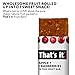 That's it. Apple+Cranberry 100% Natural Real Fruit Bar, Best High Fiber Vegan, Gluten Free Healthy Snack, Paleo for Children & Adults, No Preservatives Energy Food (12 Pack)