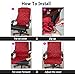 Melaluxe Office Chair Cover - Universal Stretch Desk Chair Cover, Computer Chair Slipcovers (Size: L)