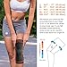 CAMBIVO 2 Pack Knee Brace, Knee Compression Sleeve Support for Men and Women(Orange)