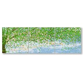 Wall26-3 Panel Canvas Wall Art- Colorful Abstract Art -Giclee Painting Wall Bedroom Living Room Home Decoration - 12"x12"x3 Panels