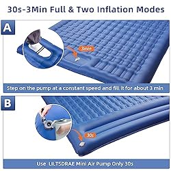 LILTSDRAE Camping Sleeping Pads，Extra Thick 5
