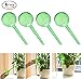 Fashionclubs Aqua Globes Small Plant Automatic Self Watering PVC Bulbs Ball, Green, Pack of 4