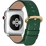 Fullmosa Leather Band Compatible with Apple Watch