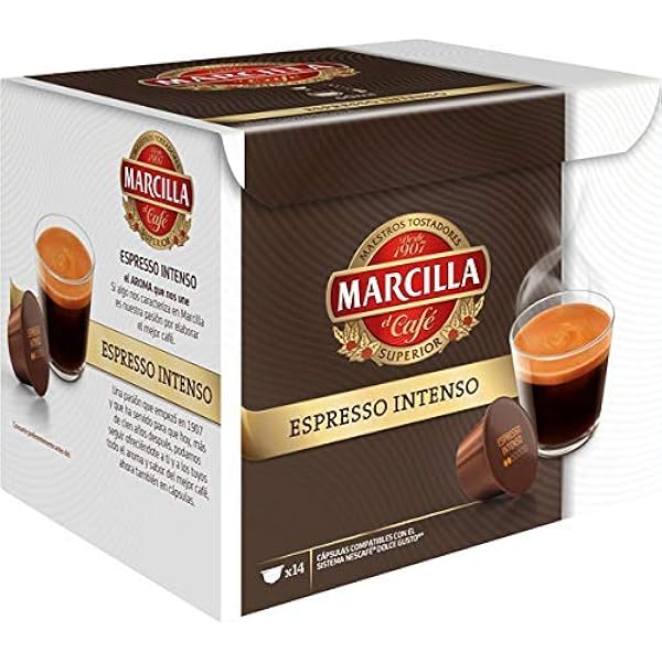 Marcilla Espresso Intenso Cápsulas de café - 3 paquetes x 14 ...